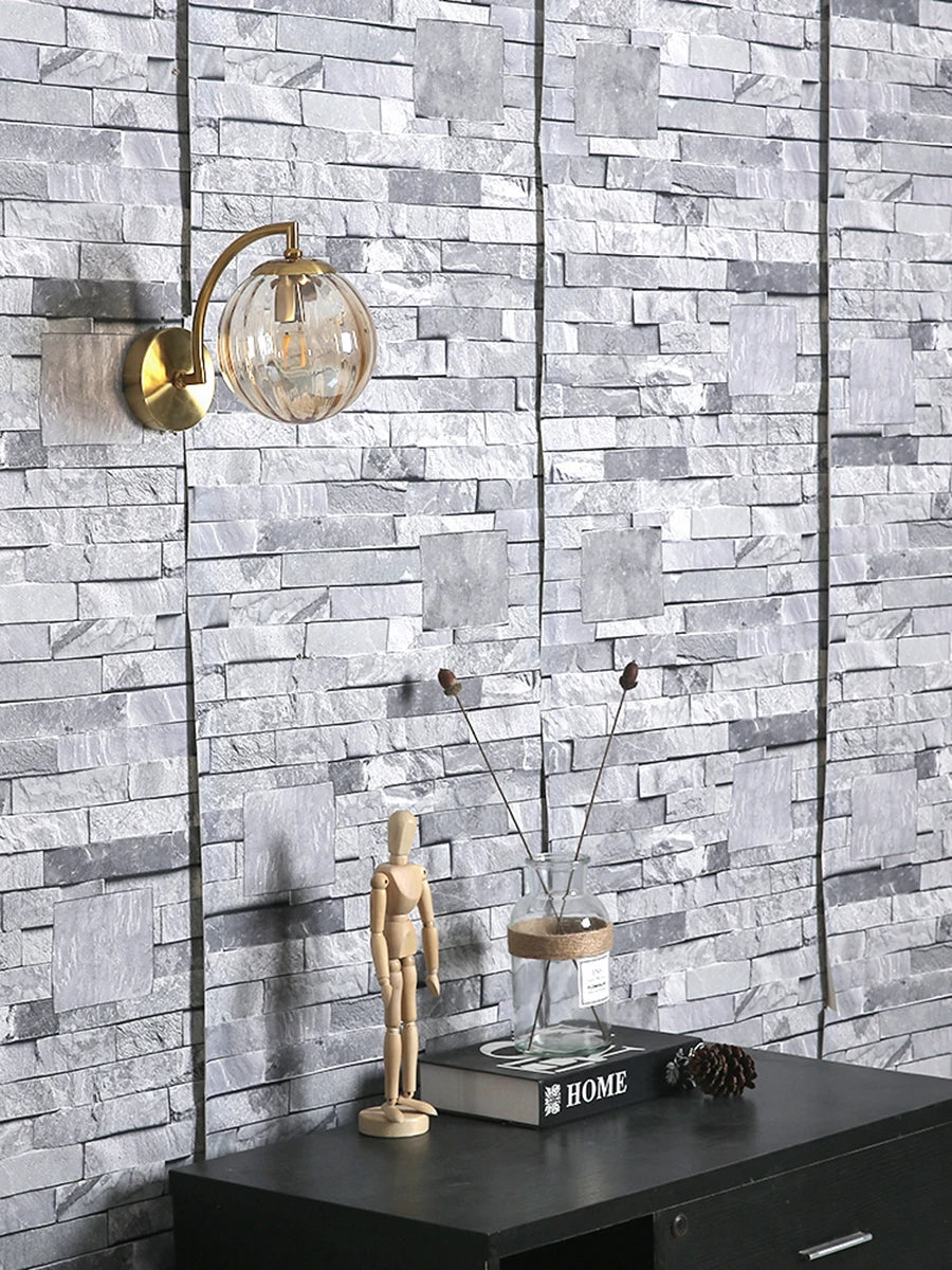 Color Glass Wall Light