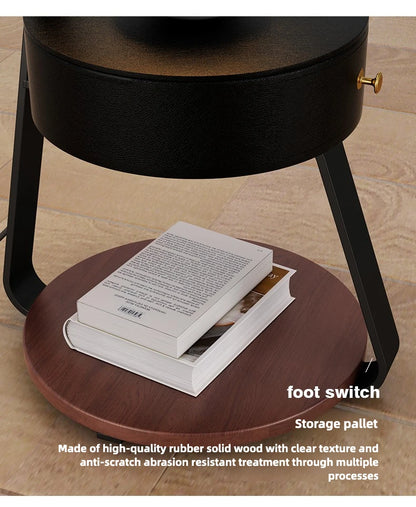 Bedside Table With Wireless Charger