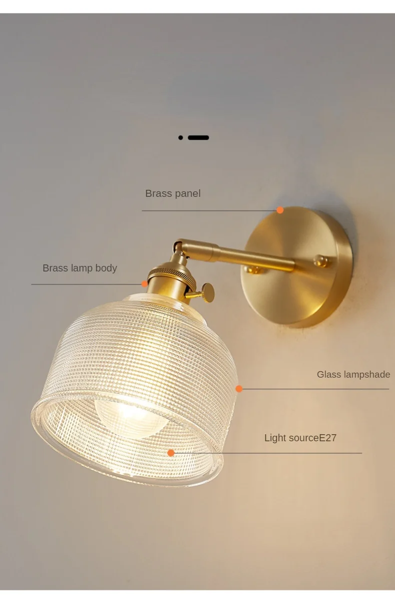 Modern Glass Wall Lamp