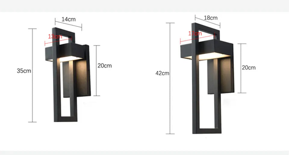 Retro Outdoor Wall Lighting