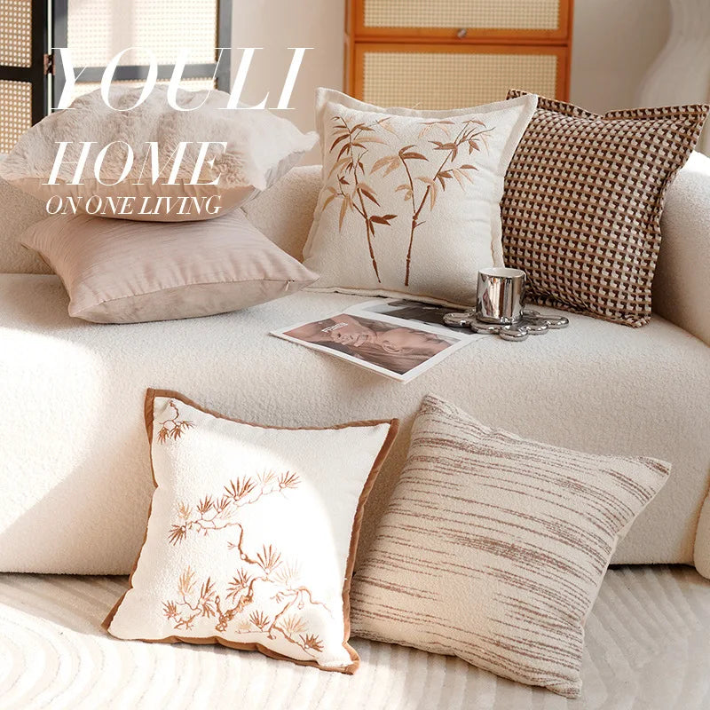 Luxury Stamping Cushion Cover