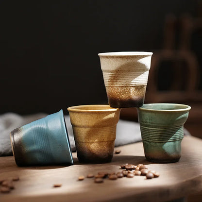 Irregular Ceramic Coffee Cup