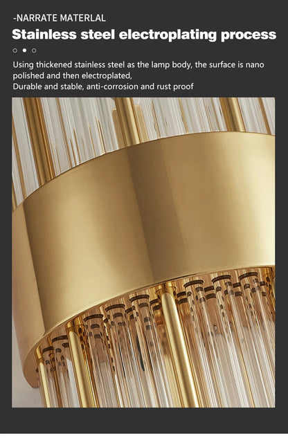 Luxury Crystal Wall Lamp