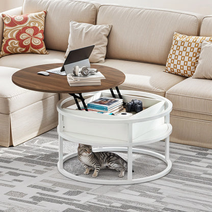Round Lift Top Coffee Table