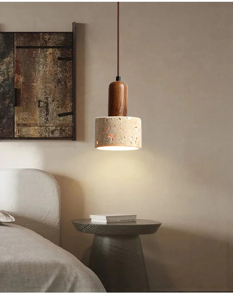 Japanese Marble Pendant Light