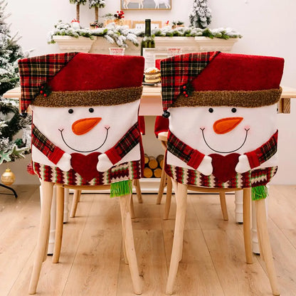 Christmas Chairs Slipcover