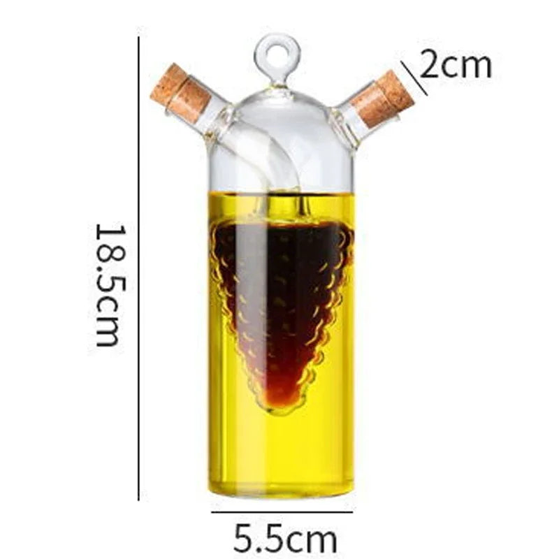 Two-in-one Glass Oil Bottle