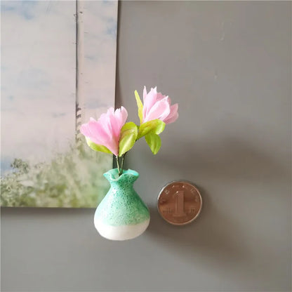 Mini Floral Vase Fridge Stickers