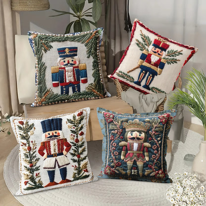Christmas Nutcracker Printed Pillowcase