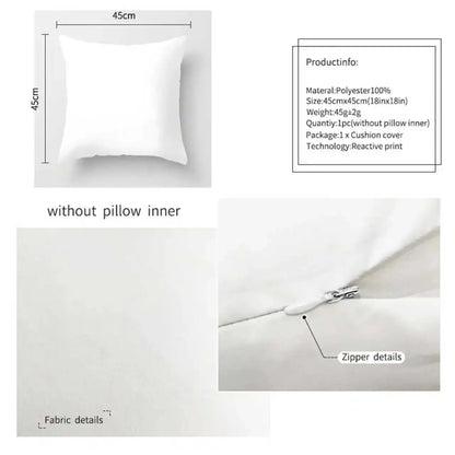 Merry Christmas Decorative Pattern Pillow Cover