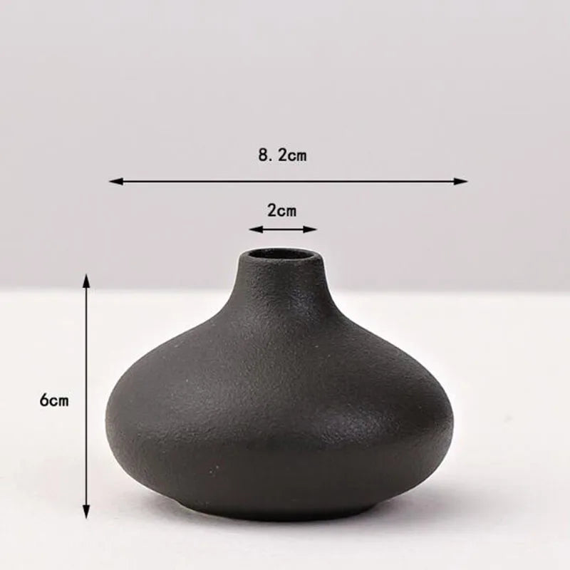 Creative Black Porcelain Vase