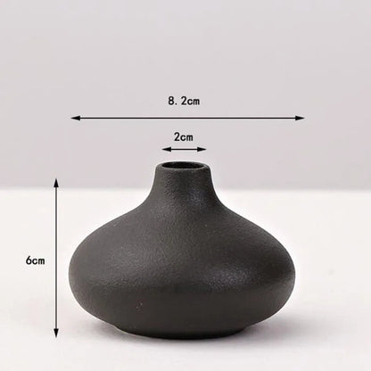 Creative Black Porcelain Vase