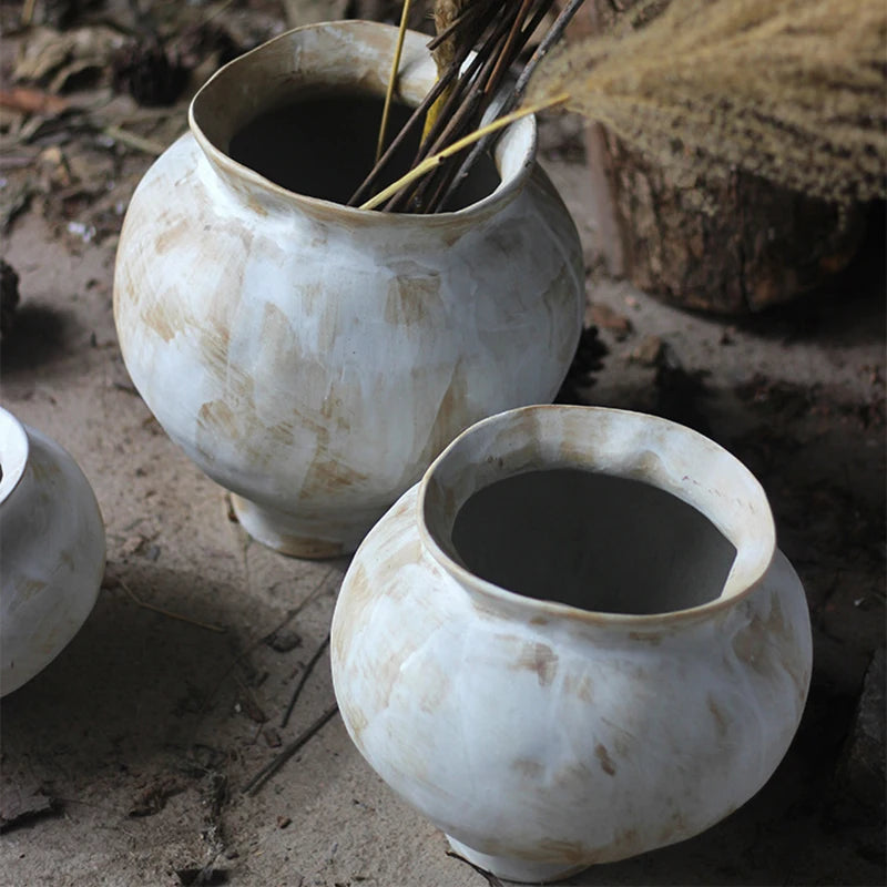 Irregular Ceramic Flower Pot
