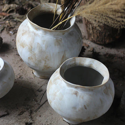 Irregular Ceramic Flower Pot