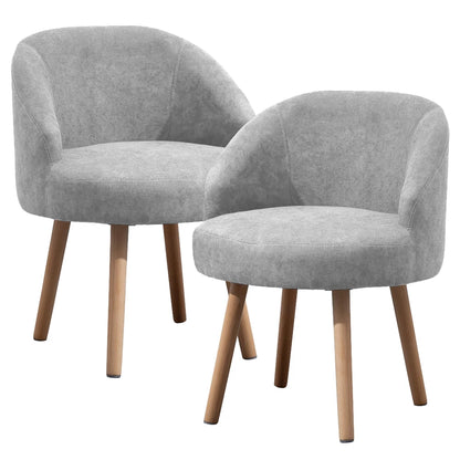 Small Accent Tub Chairs Set of 2