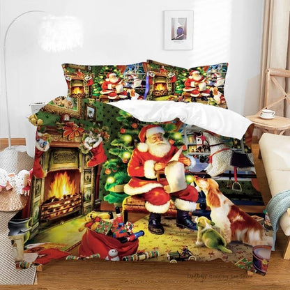 Duvet Cover 3pc Set - Christmas Series
