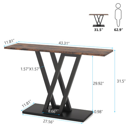 Industrial Console Table