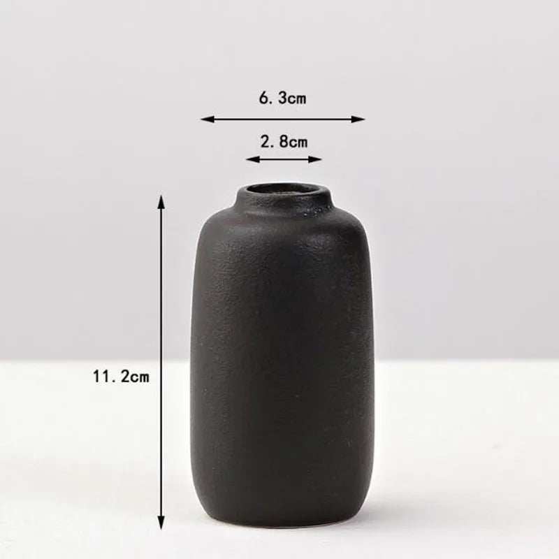 Creative Black Porcelain Vase