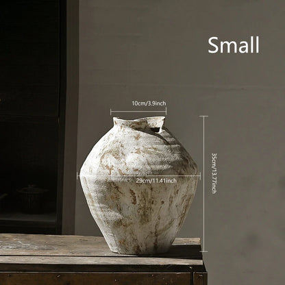 Zen Rough Pottery Jar