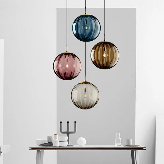 Glass Ball Pendant Light