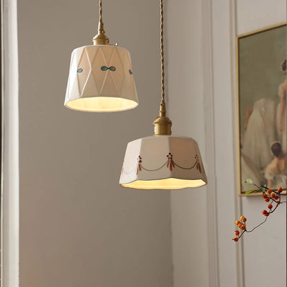 Japanese Retro Ceramic Chandelier