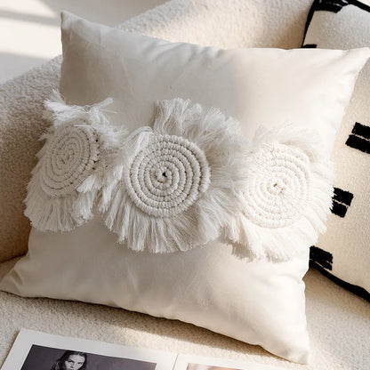 Pony Animal Embroidered Throw Pillow Cover