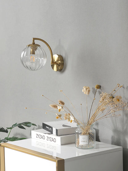 Color Glass Wall Light