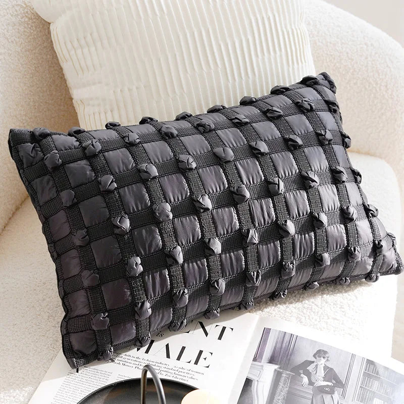 French Retro Black/White Pillow Cover