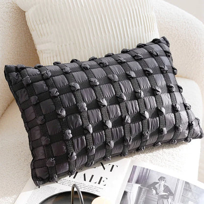 French Retro Black/White Pillow Cover