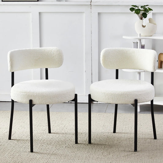 Dining Chairs Set of 2 Oversized Seat