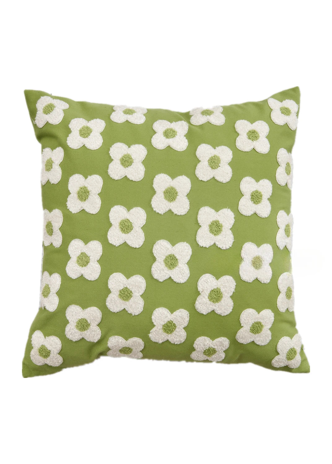 Daisy Embroidery Throw Pillow Covers