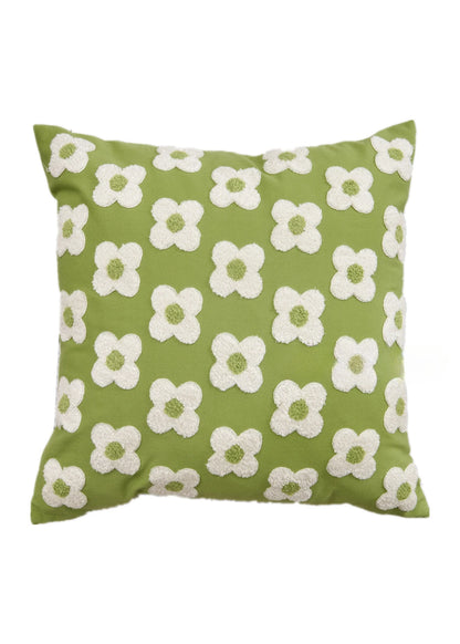 Daisy Embroidery Throw Pillow Covers