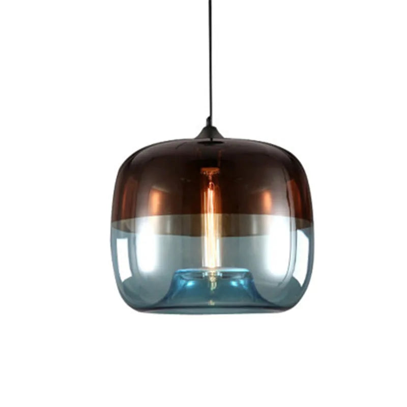 Apple Style Glass Pendant Light