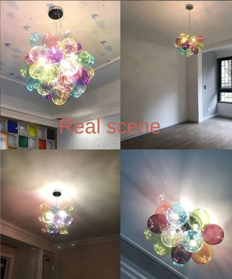Colorful Balloon Chandelier