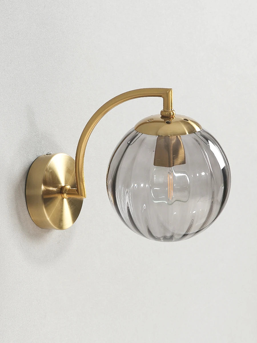 Color Glass Wall Light