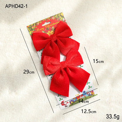 Christmas Velvet Red Bow