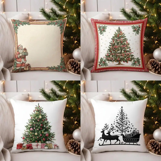 Christmas Pattern Pillow Cover