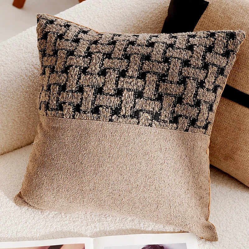 Retro Simple Throw Pillow Cover