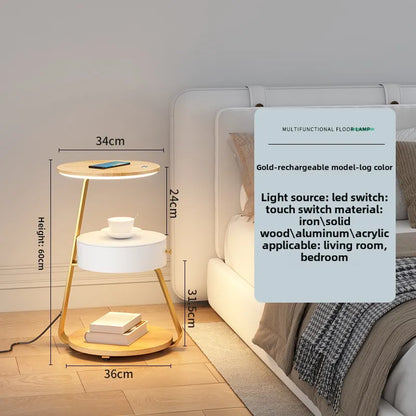 Bedside Table With Wireless Charger