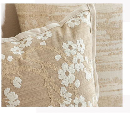 Khaki Throw Pillow Cover