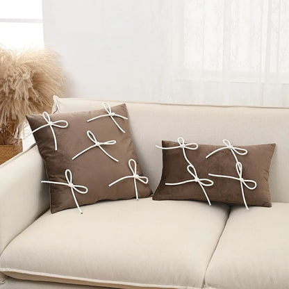 Bow Throw Pillow Cover