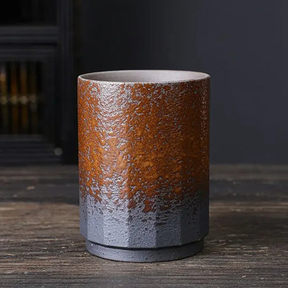 Vintage Handmade Chinese Ceramic Mug