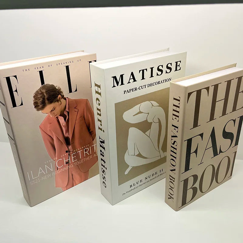 Decoration Fake Books 3pcs/Set
