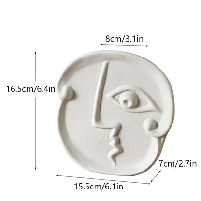 Abstract Human Face Vase