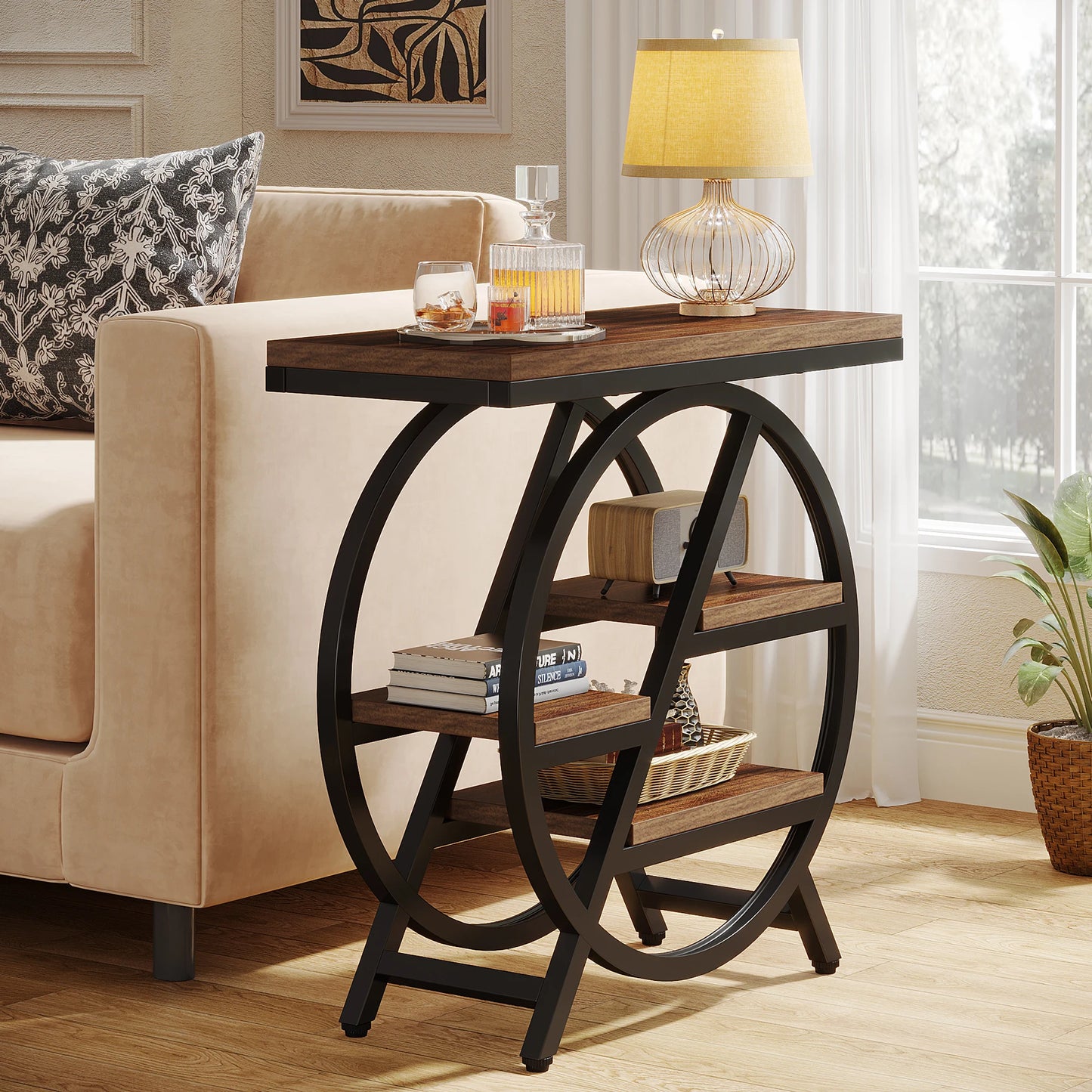 Geometric End Table