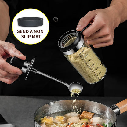 Seasoning Bottle with Spoon