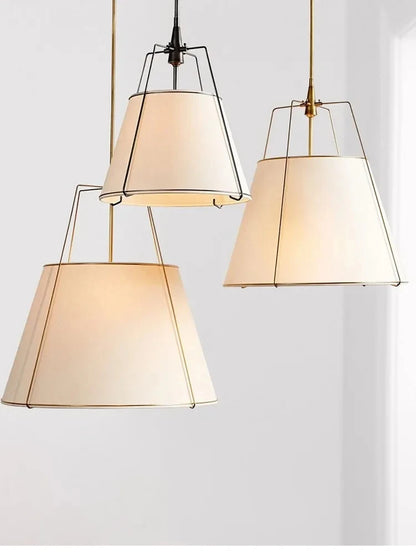 Vintage Cloth Pendant Light