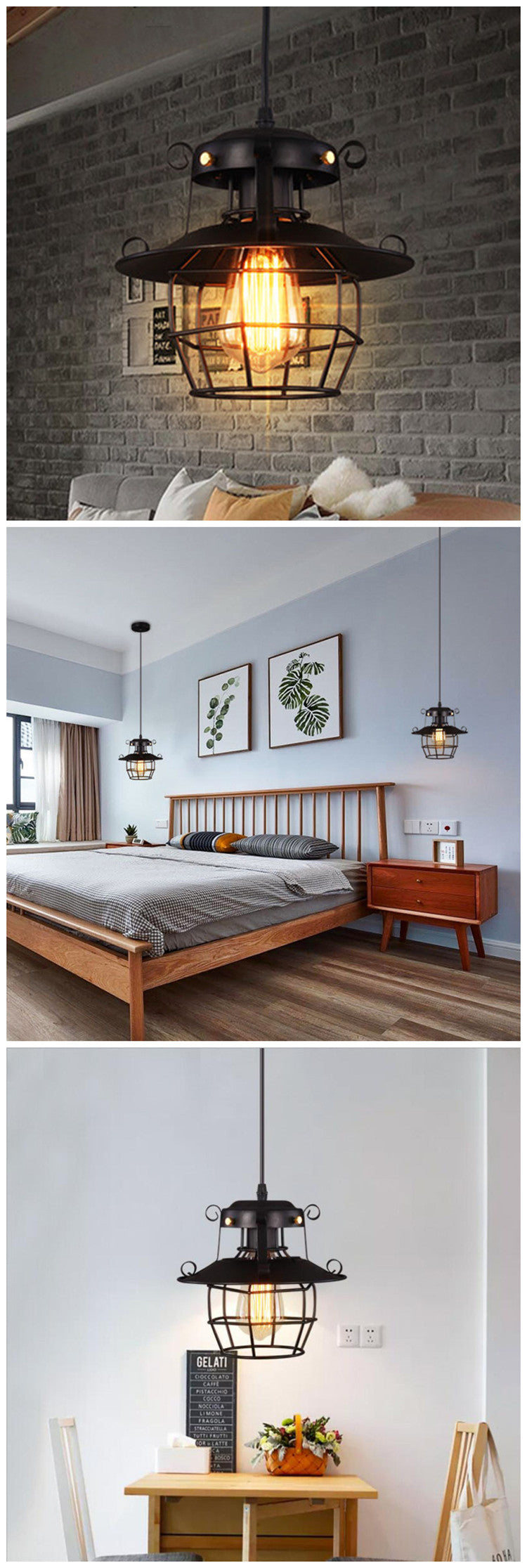 Industrial Style Pendant Light