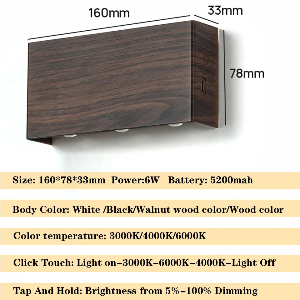Chargeable Wall Lamp