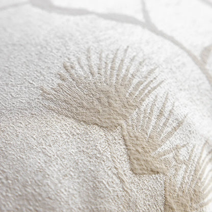 Creamy Simple Throw Pillowcase